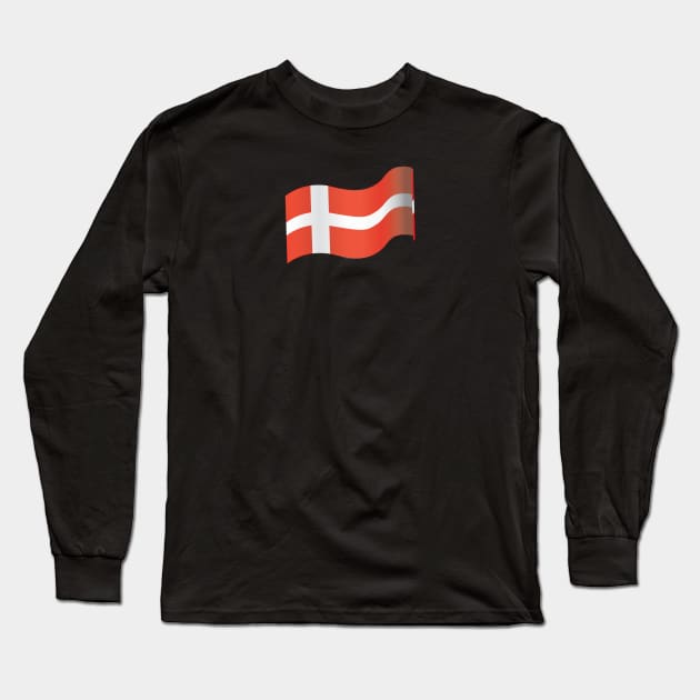 Denmark Long Sleeve T-Shirt by traditionation